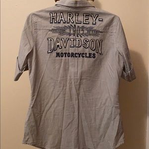 Harley Davidson short sleeve button up